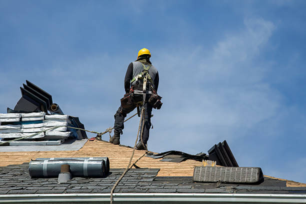 Professional Roof Replacement technician working in Jamesville, NY